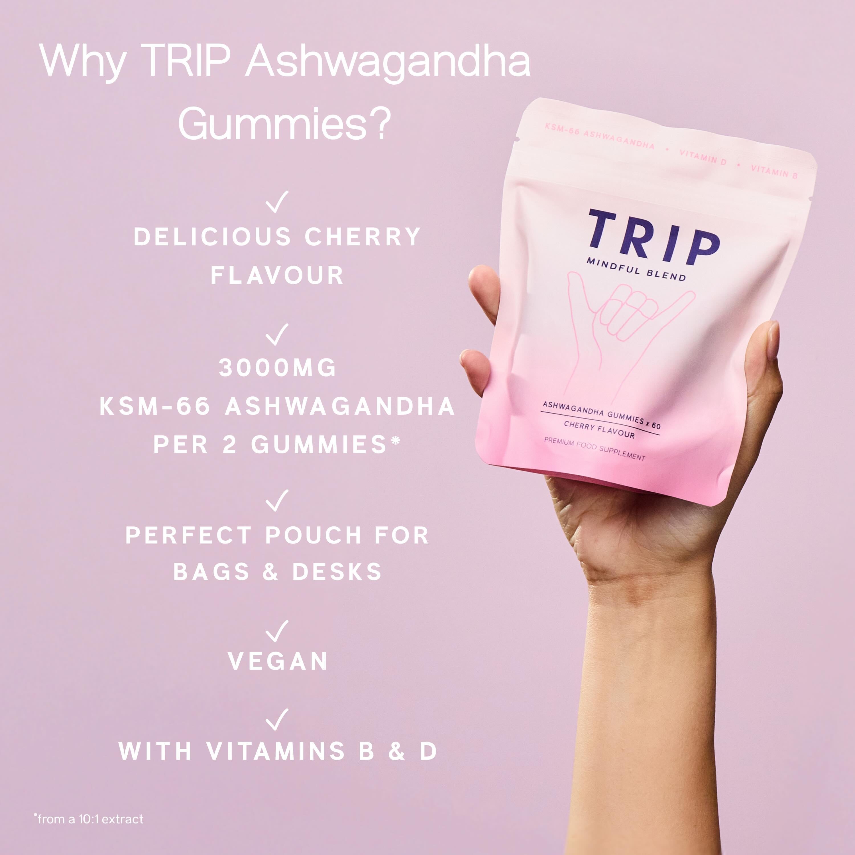 Cherry Ashwagandha & Vitamin D Gummies