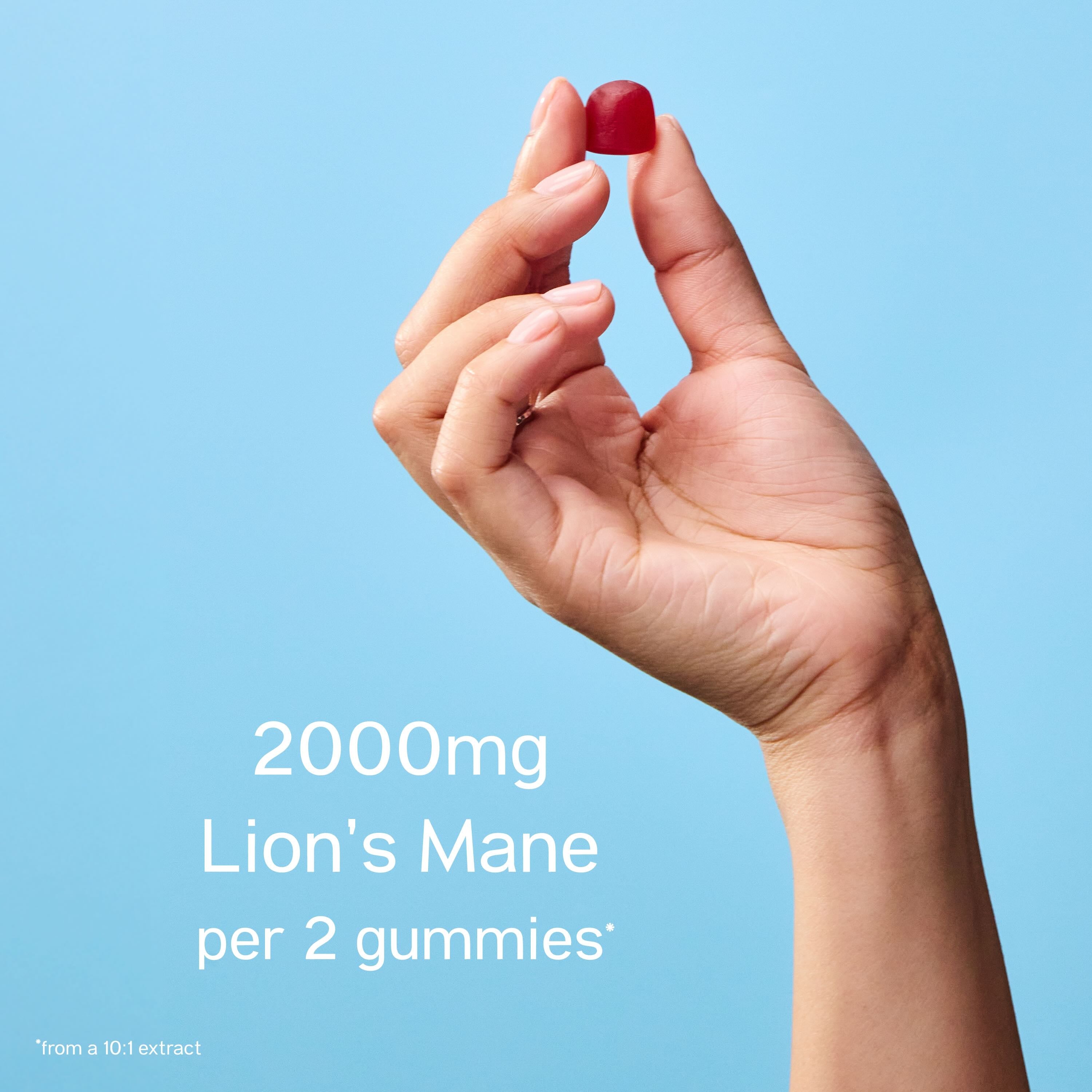 Raspberry Lion’s Mane Gummies