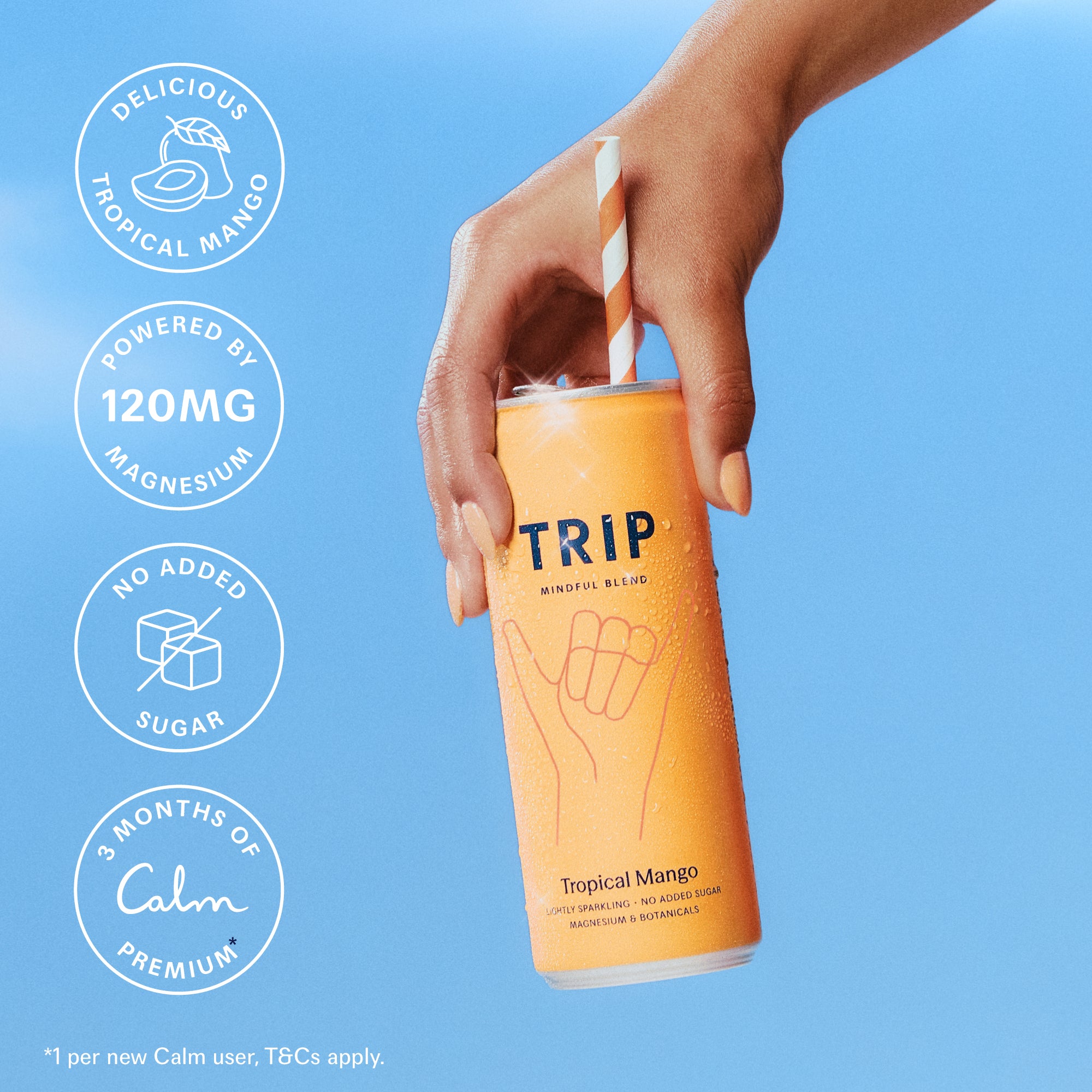Tropical Mango Mindful Blend Sparkling Drink