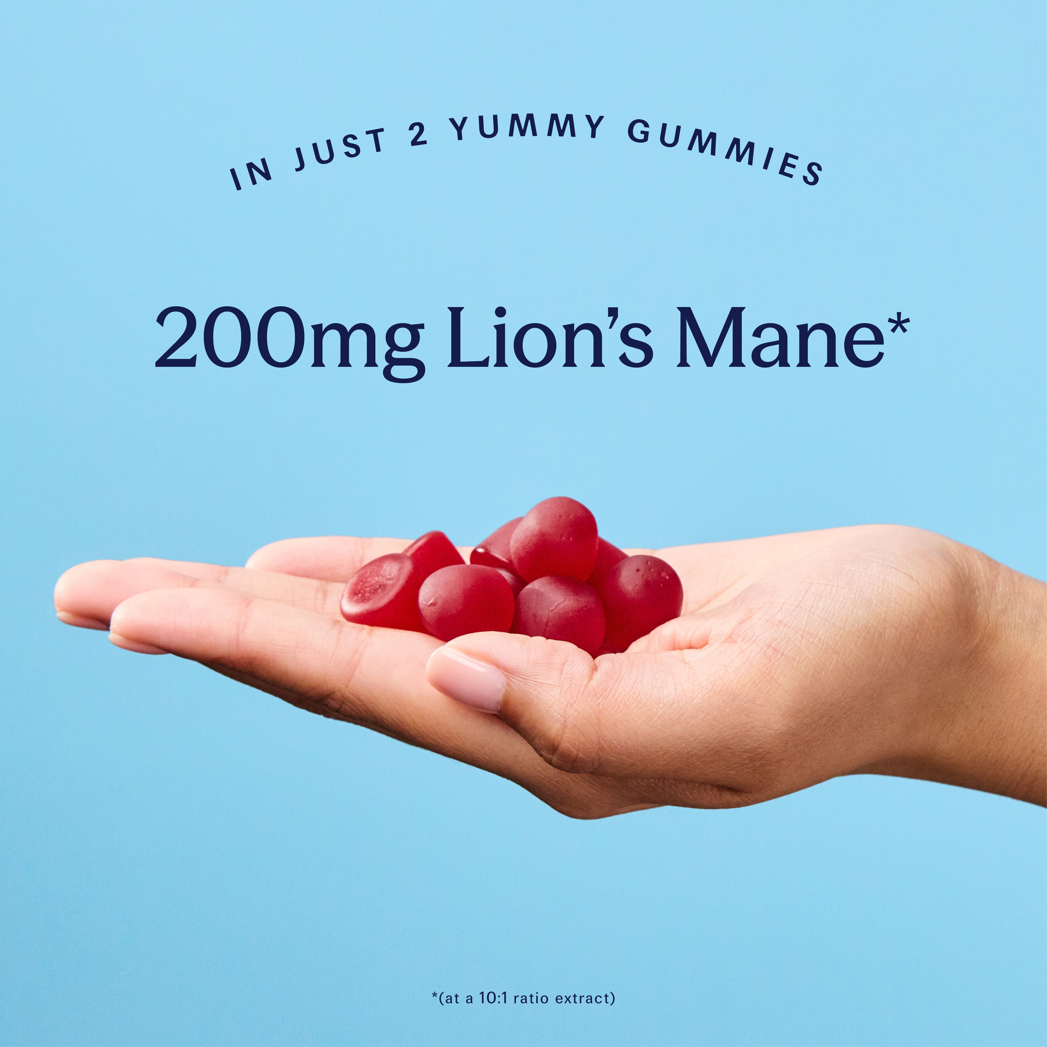 Raspberry Lion's Mane Mushroom Gummies