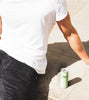 product-featured no-display man's arm sunlight cannabidiol beverage new