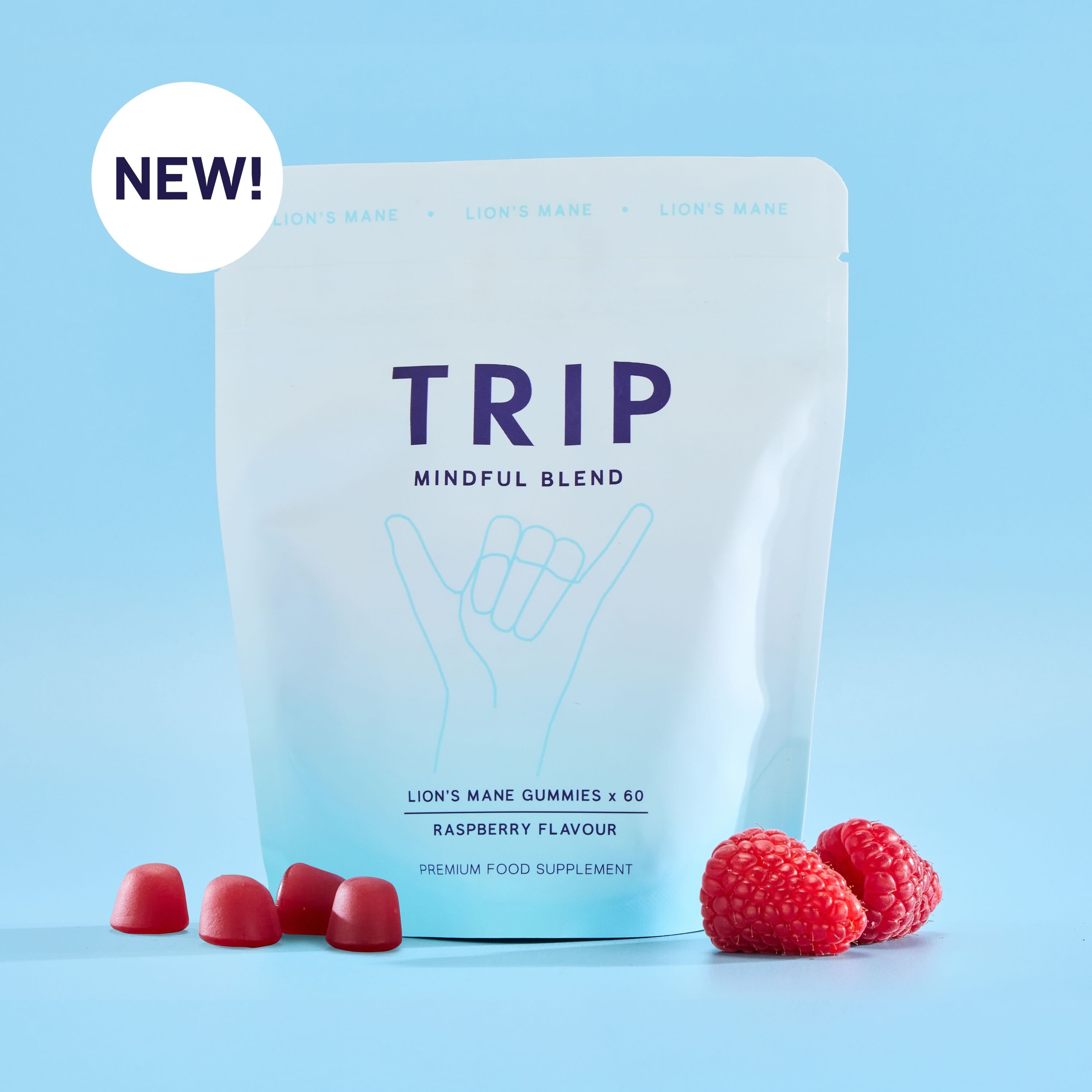 Raspberry Lion’s Mane Gummies