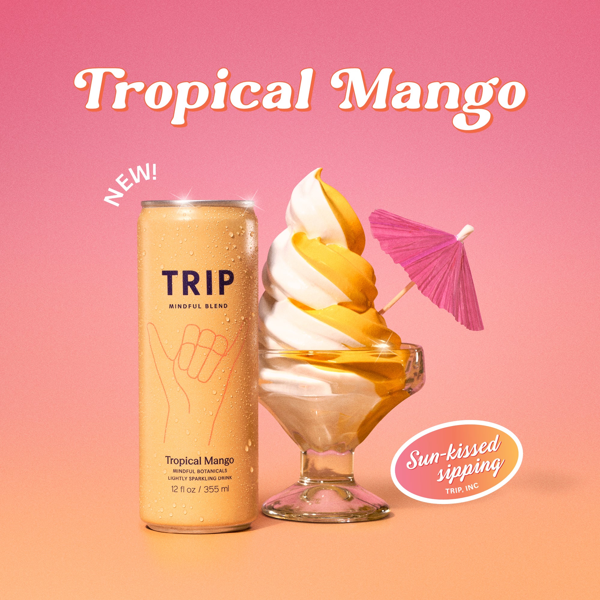 Tropical Mango Mindful Blend Sparkling Drink