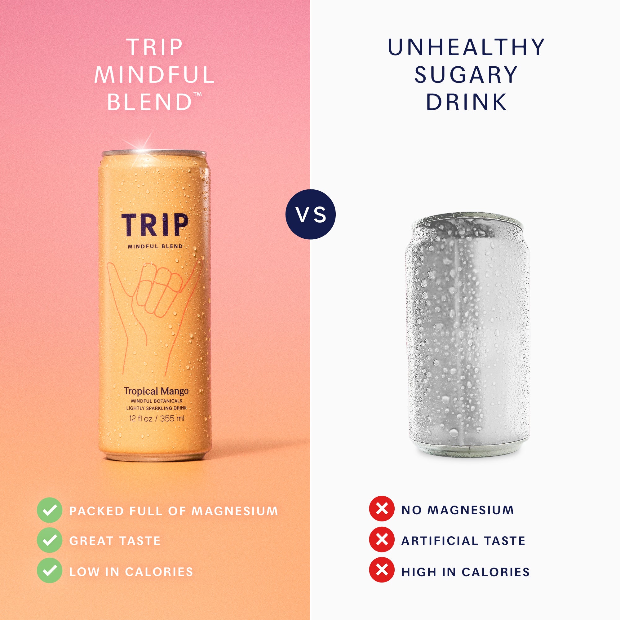Tropical Mango Mindful Blend Sparkling Drink
