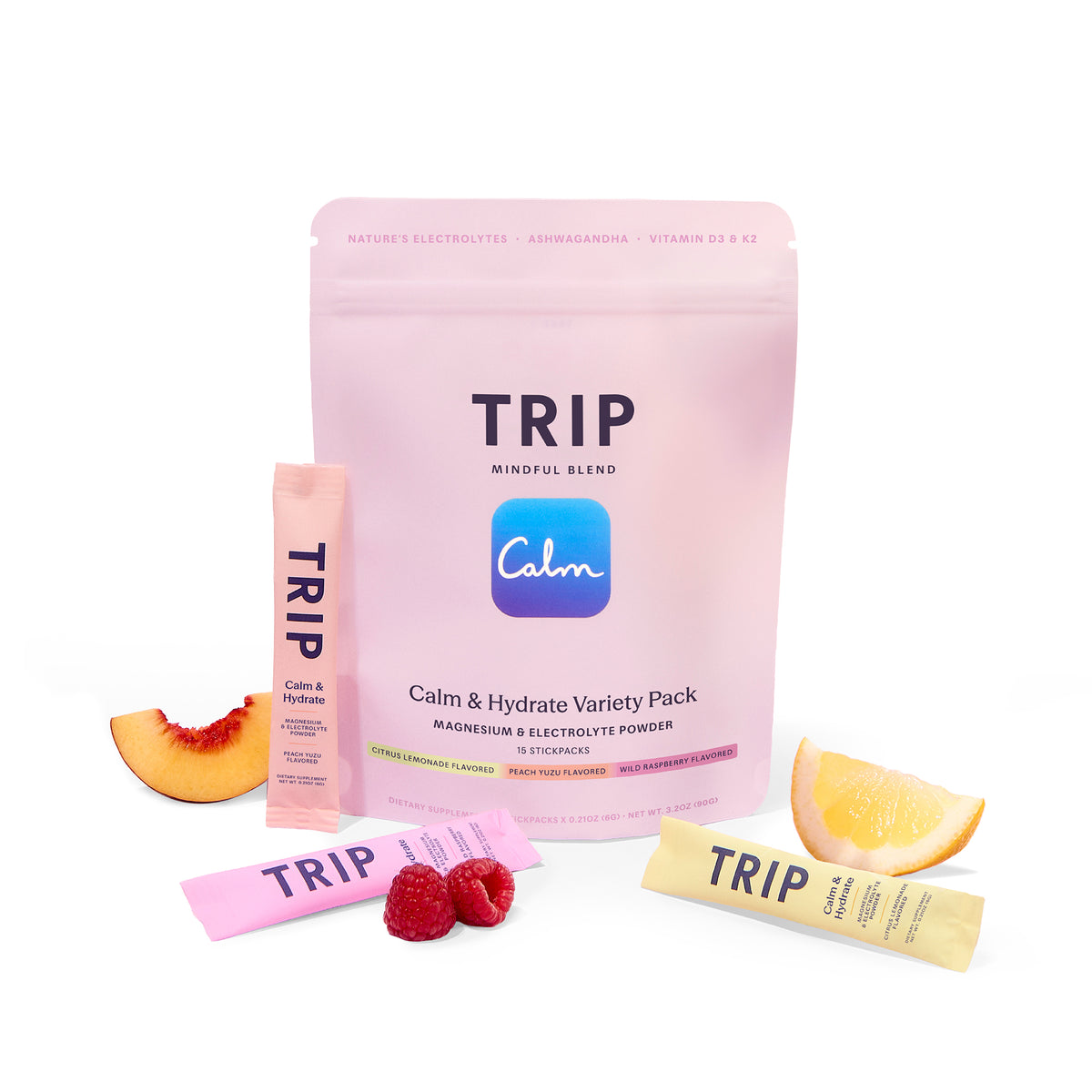 Calm & Hydrate Electrolyte Powder Variety Pack